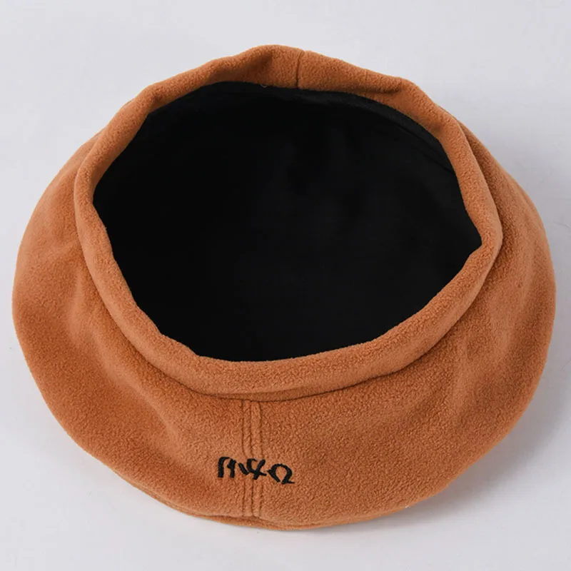 Новый Берет USPOP женские винтажные флисовые береты женская теплая зимняя шапка