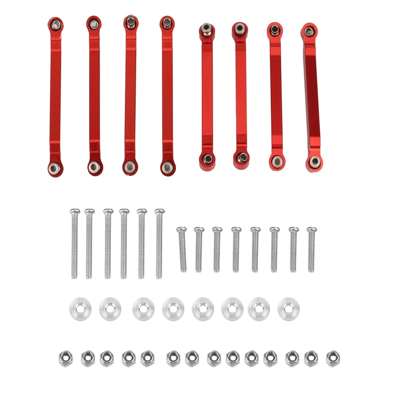 

For MN D90 D91 D96 D99 D99S MN90 MS 1/12 RC Car Upgrade Parts Metal Chassis Pull Rods Link Suspension Tie Rod