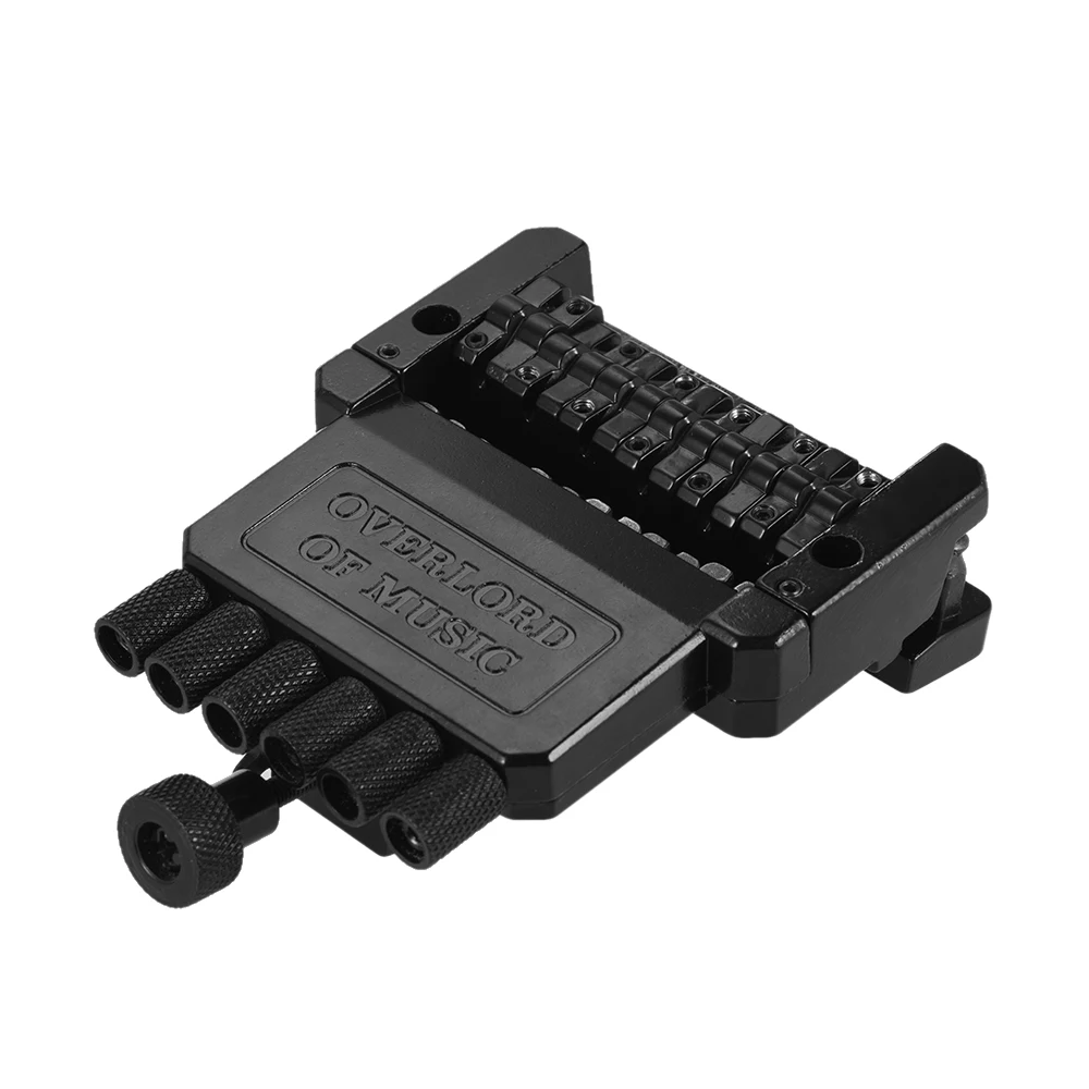 6 ой Электрогитары тремоло задний мост Системы для Безголовый гитары черного