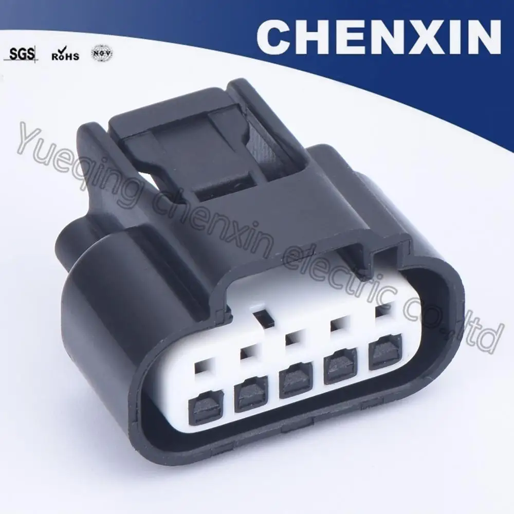 Черный 5-контактный Герметичный Женский фотоэлектрический соединитель кабеля 1 2