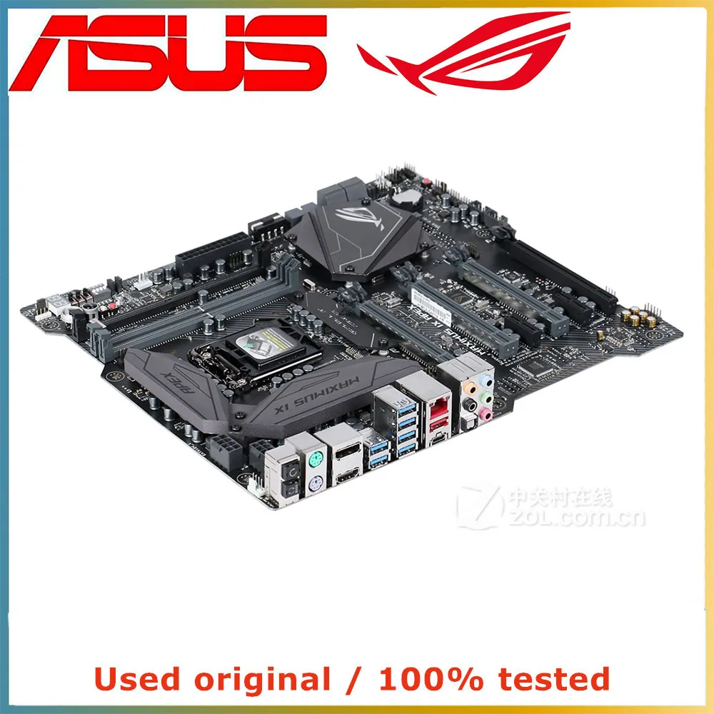 For Intel Z270 LGA 1151 CPU ASUS ROG MAXIMUS IX APEX Motherboard Computer Socket LGA1151 DDR4 Used Desktop Mainboard | Компьютеры и