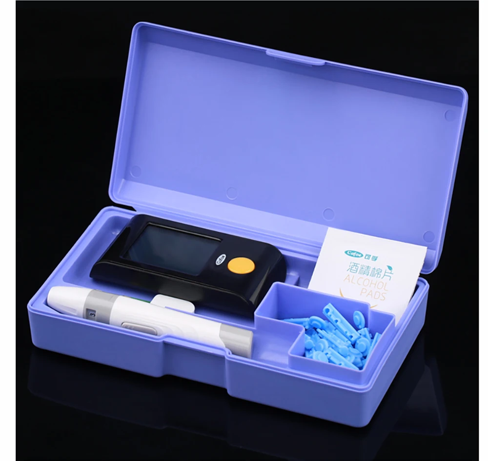 Глюкометр Cofoe мг/дл тестовые полоски и диагностика медицинский глюкометр для