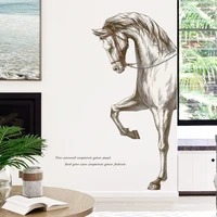 creative horse wall stickers teenager modern bedroom living room decoration aesthetic home office decor decals for furniture art