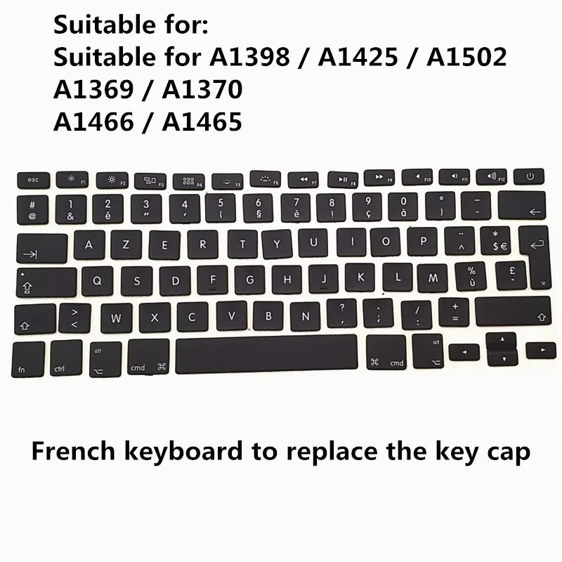 Новая клавиатура с французскими клавишами для Macbook Pro Air 13 'ཋ'' A1370 A1465 A1466 A1369