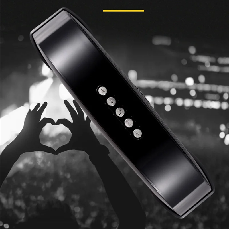 Полукруглый Портативный Мини bluetooth динамик беспроводная TF карта памяти сабвуфер