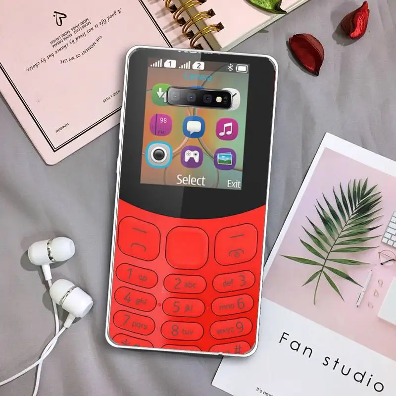 

Nokia Retro fashion carcasa vintage Phone Case Transparent For Samsung Galaxy S A 5 7 8 9 2015 20 edge plus 10 e lite 2019