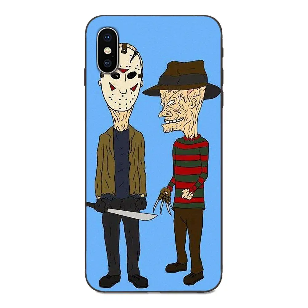 Мягкие чехлы для телефонов Galaxy A8 A9 Star Note 4 8 9 10 S3 S4 S5 S6 S7 S8 S9 S10 Edge Lite Plus Pro G313 Beavis и Butthead