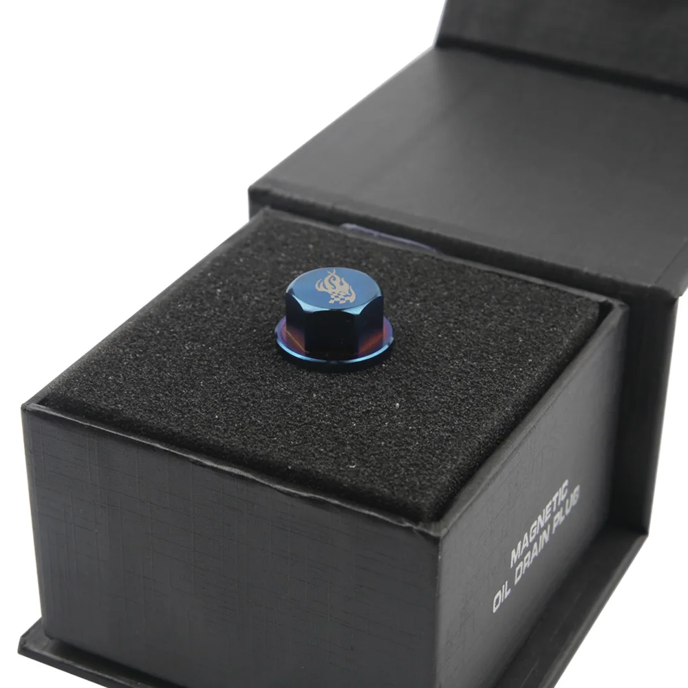 Магнитная заглушка для спуска масла из титанового сплава гайка M12 * 1 25 5 75 M14 болт |