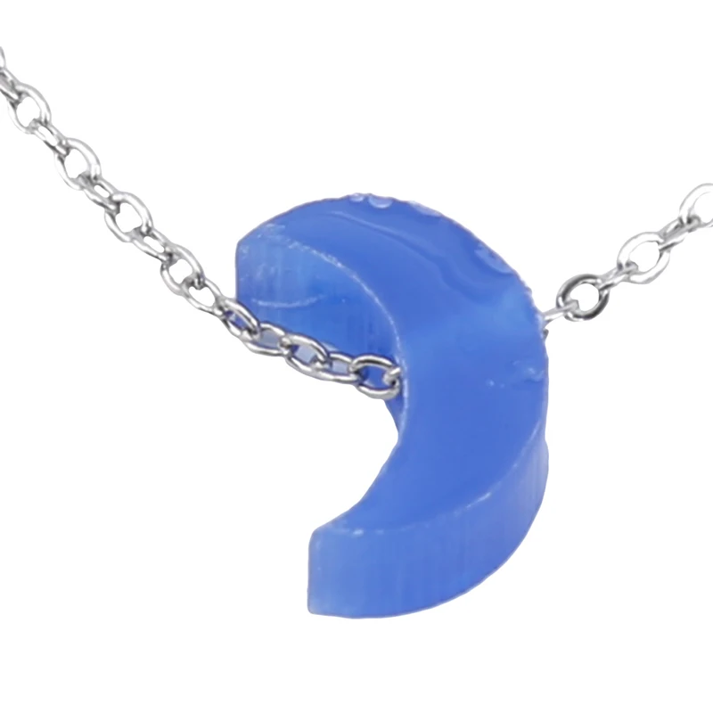 Ожерелье из полимерного опала модное Хрустальное лунное ожерелье с подвеской в