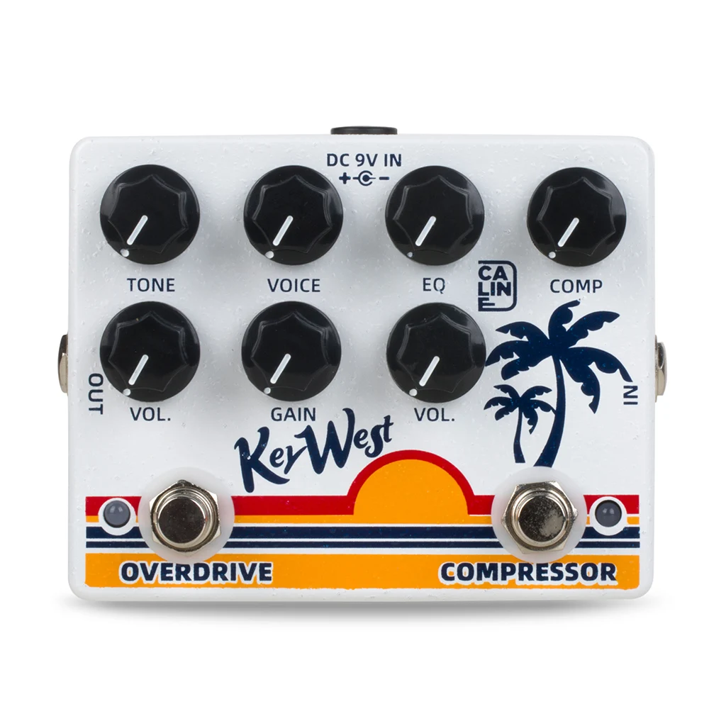 

Caline DCP-05 KEY WEST Compressor Overdrive Effect Pedal Guitar Accessories Dual Guitar Pedal Chorus Electric Guitar Acoustic