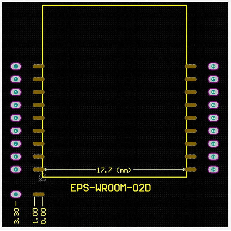 Образец дизайнер штамп отверстие половина модуль тестирование зонд