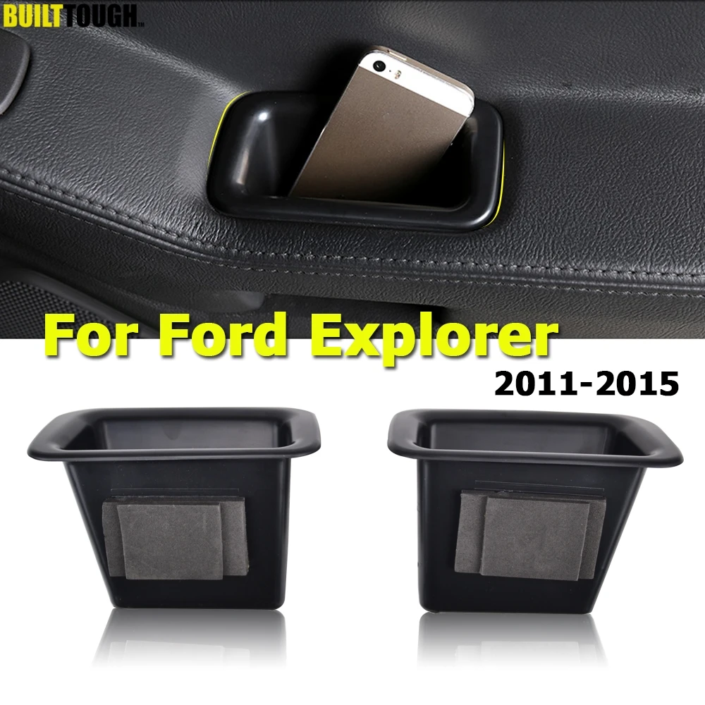 Дверная коробка для хранения лоток внутренняя ручка для Ford Explorer 2011 2012 2013 подлокотник центральная консоль контейнер автомобильный Органайзер
