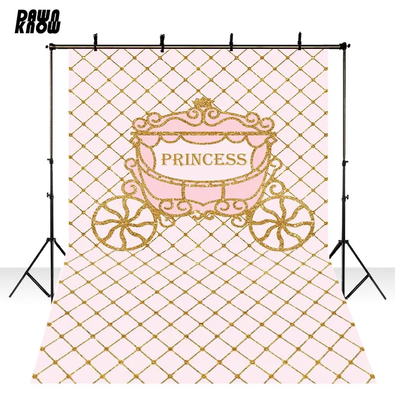 

DAWNKNOW Princess Fond Photo Background Fotografia Birthday Party For Kids Photography Backdrop Photocall Children Studio G680