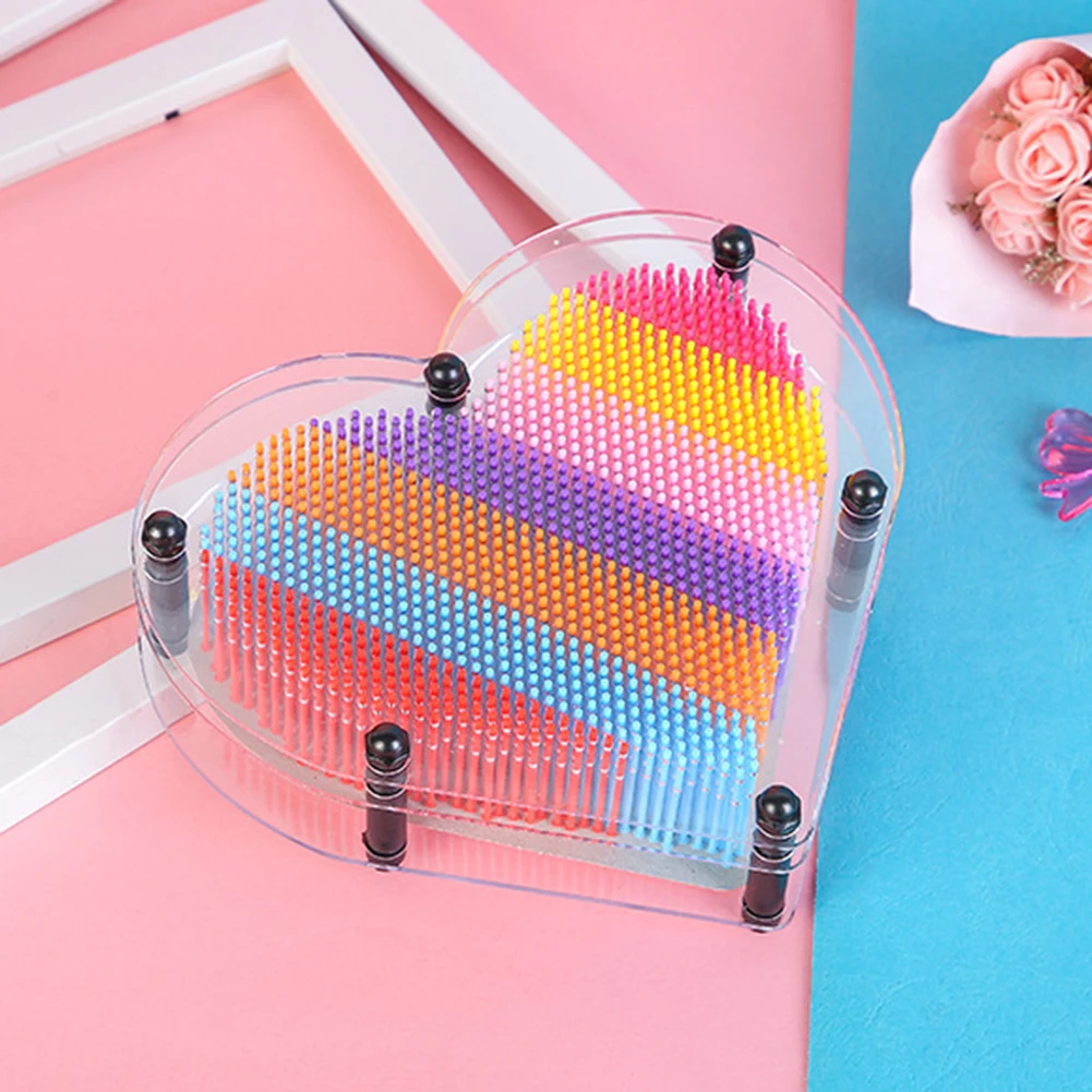 3D клон ручная печать в форме сердца волшебная игла Расписанная вручную модель