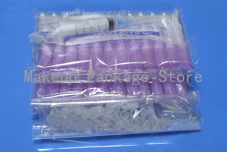 

100pcs/lot 1.3ML Small Empty Plastic Lip Gloss Tube, DIY Elegant Lipstick Packing Bottle, Mini Plastic Lipgloss Container