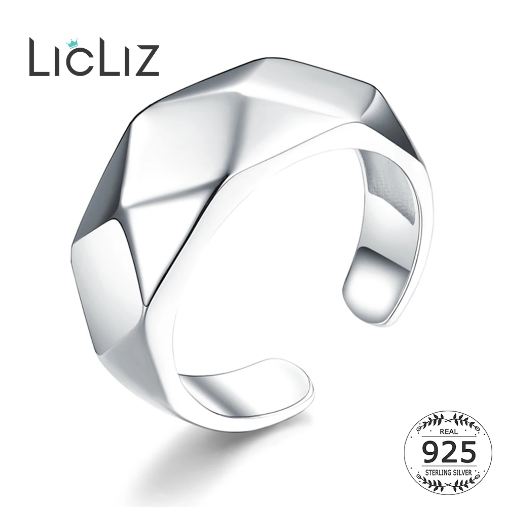 Женские регулируемые Открытые Кольца LicLiz Винтажные Ювелирные изделия из