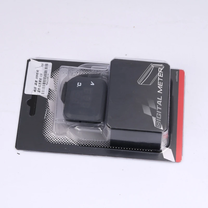 Цифровой мини-вольтметр R3MD термометр зарядное устройство USB 3 в 1 дисплей для