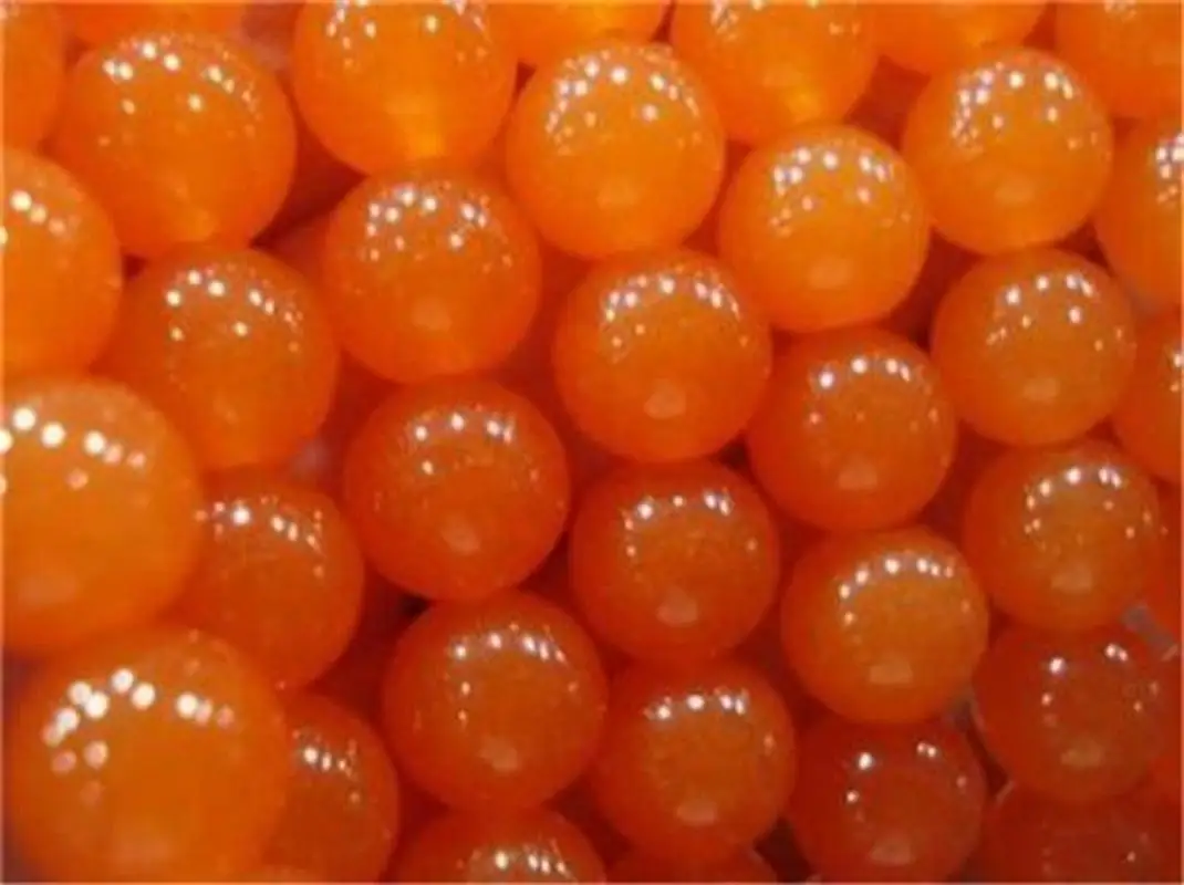 

14mm Rare Orange South America Topaz Round Gems Loose Beads 15" AAA