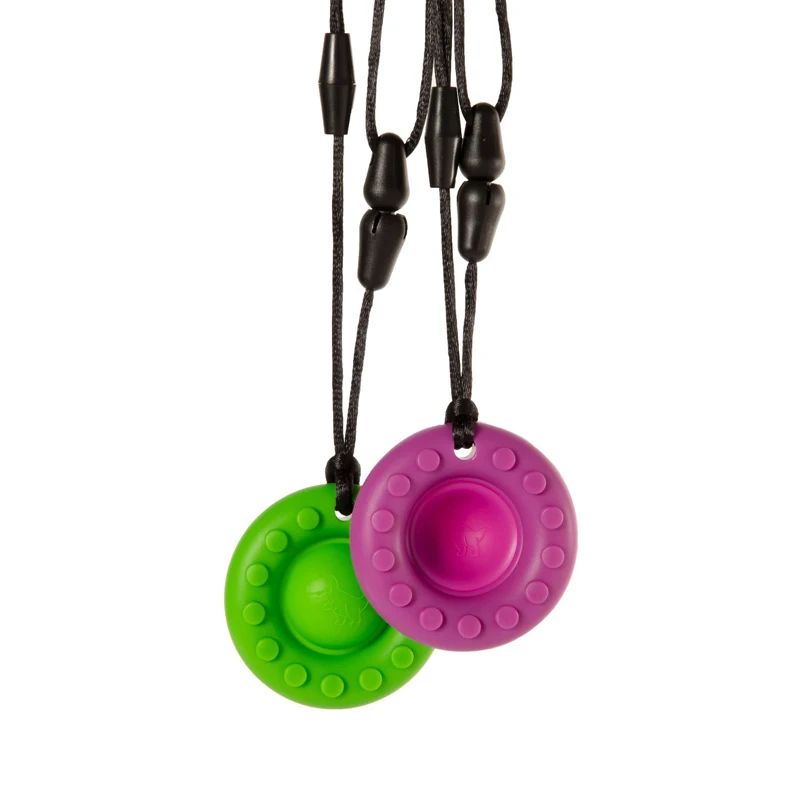 Colgante de descompresi&oacute;n sensorial para beb&eacute;, mordedor de silicona adecuado para el autismo, mascarilla con burbujas para el cuidado de la m&uacute;sica del beb&eacute;, cuentas libres de BPA-3
