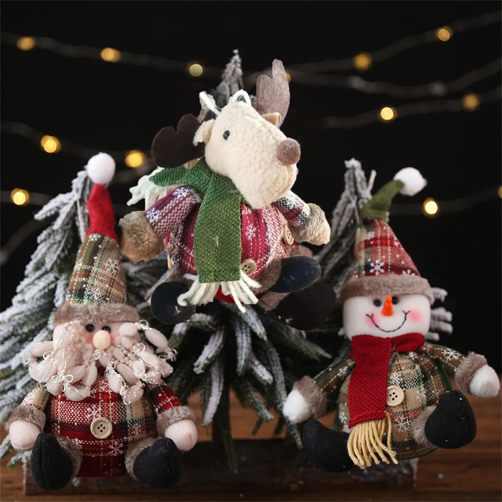 

Санта-Клаус, Рождественская кукла, элемент для дома, лось, Рождественское украшение 2021, рождественские подарки