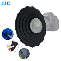 jjc ultimate silicone lens hood foldable lens shade for canon nikon sony fuji dslr slr camera anti reflective lens protector