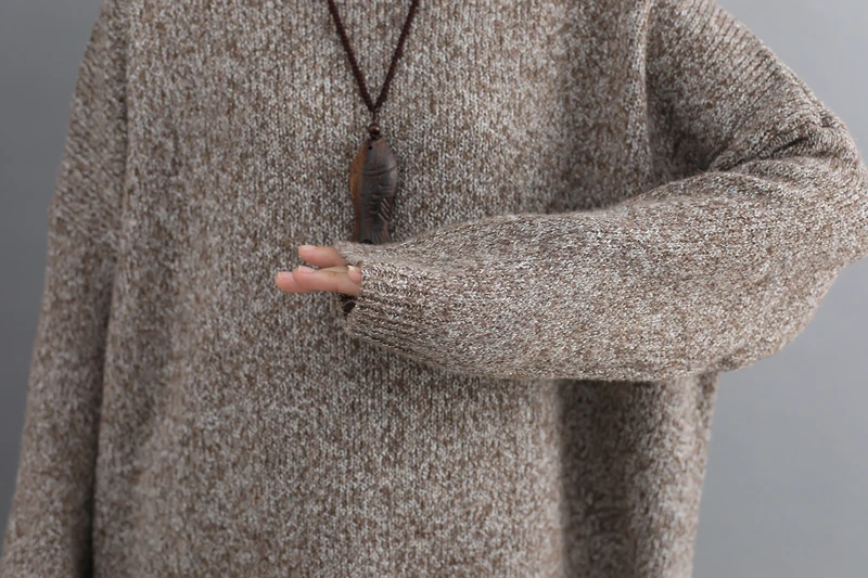 Вязаные Женский комплект 2 шт. размера плюс 6XL, свободные топы с длинным рукавом и длинные штаны, новинка, зимний свитер, комплект из двух предметов