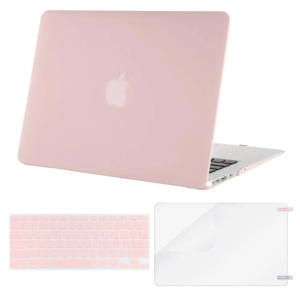 Baby Pink Case MOSISO ноутбука в виде ракушки чехол для Macbook Pro 13 A1706 A2159 A1708 A1502 Матовый Прозрачный чехол для телефона чехол Mac Air 13 дюймов A1932 A1466 - Цвет: Baby Pink Case