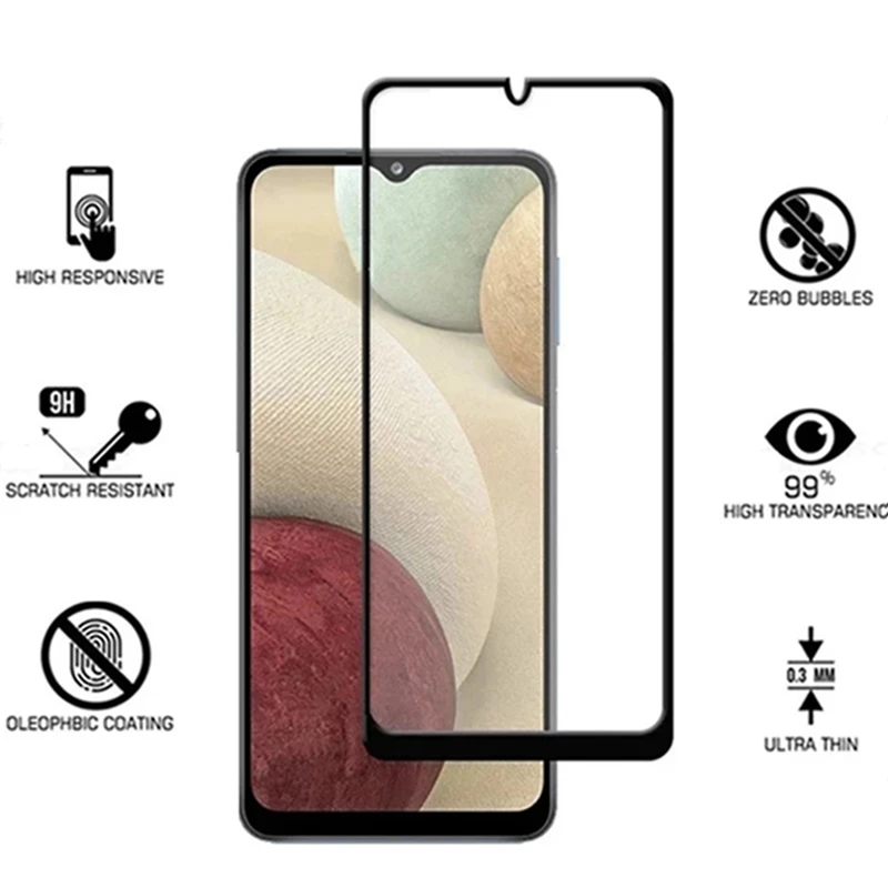 Фото 2в1 Защита экрана для Samsung Galaxy A12 Nacho стеклянная пленка объектива камеры A 12 6 5 2в1 Защита экрана для Samsung Galaxy A12 Nacho стеклянная пленка объектива камеры A 12 6 5