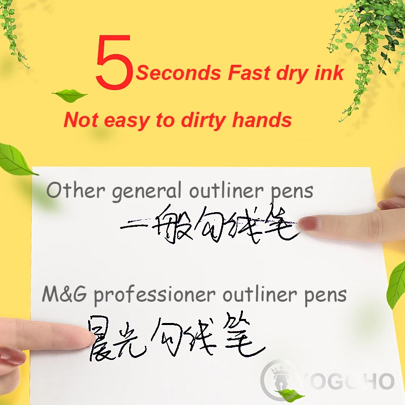Different Sizes Art Marker Pen Ink Black Pigment Liner Based for Drawing Painting Hand Writing School Supplies|Маркеры-краски| |