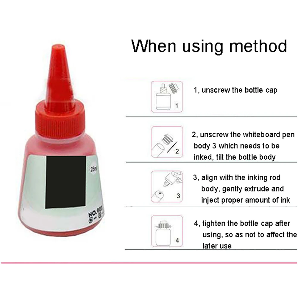 

25ml Permanent Instantly Dry Graffiti Paint Black Blue Red Marker Pen Refill Ink