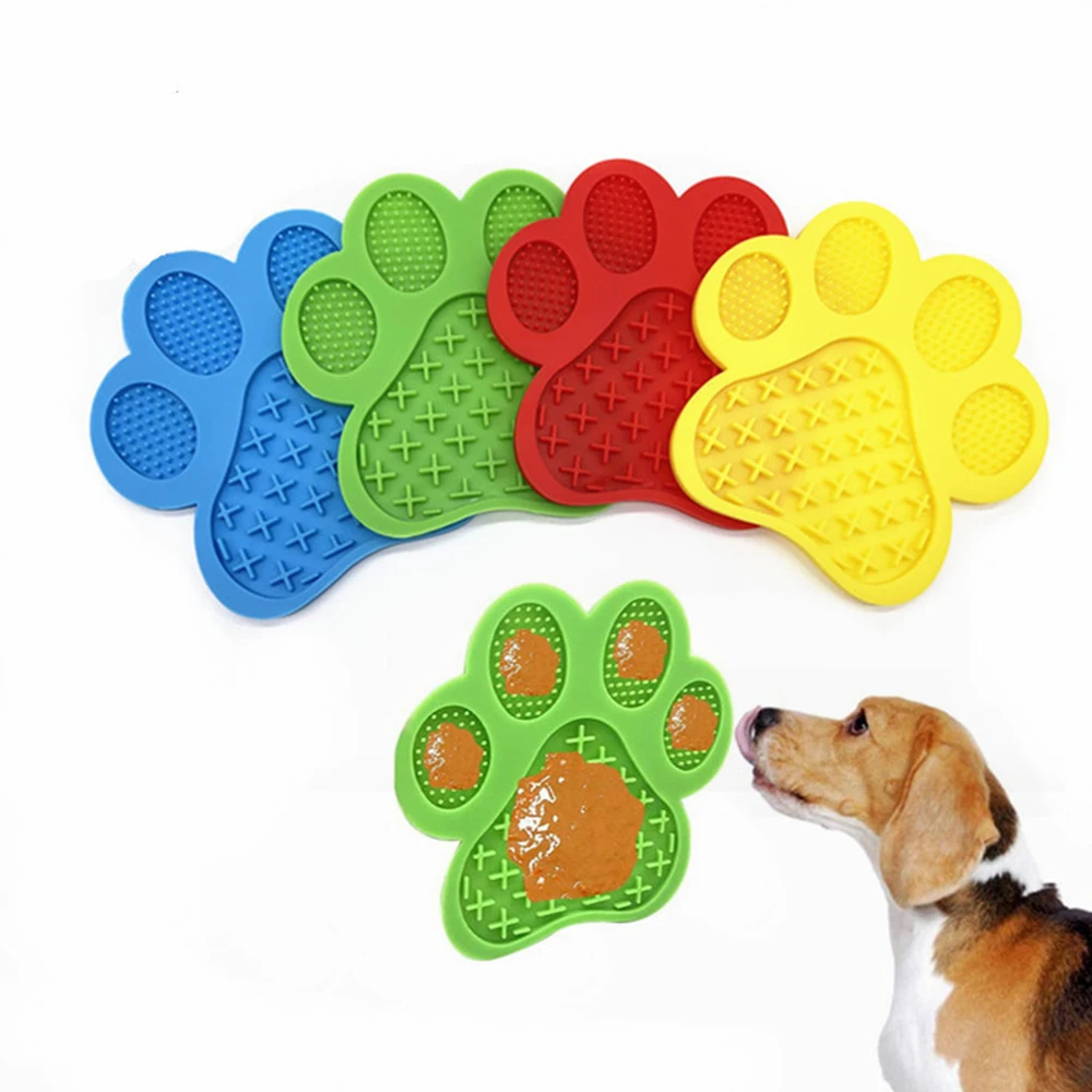 

Silicone Pet Dog Lick Pad Pet Bathing Distraction Pad Slow Feeder Lick Mat With Strong Suction For Dog Bathing Training
