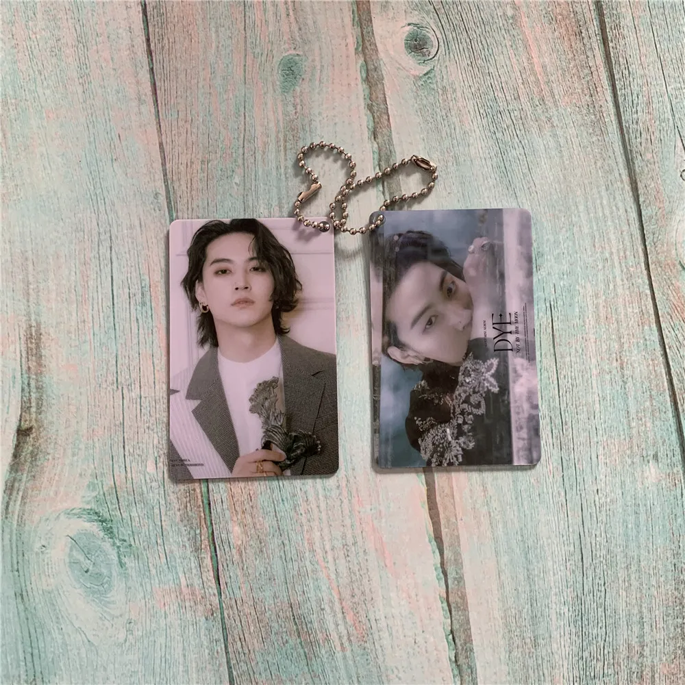

GOT7 New Album DYE PVC Key Chain Card Pendant Photo Cards
