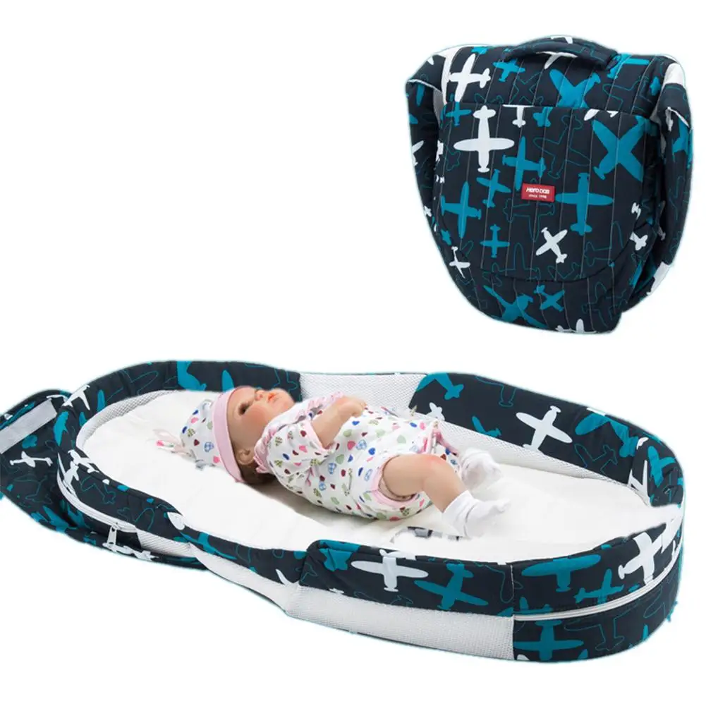 Переносная съемная и моющаяся Колыбель для новорожденных мягкая хлопковая