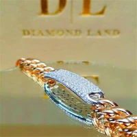 the new micro adjustable ladies diamond bracelet fashion temperament business trend bracelet golden rose gold jewelry