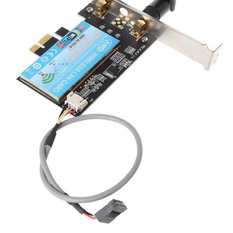 Для Intel 8260 AC 2 4G/5G Dual Band 802.11ac Bluetooth 4 PCI E 1X Беспроводная настольная Wi Fi WLAN карта для