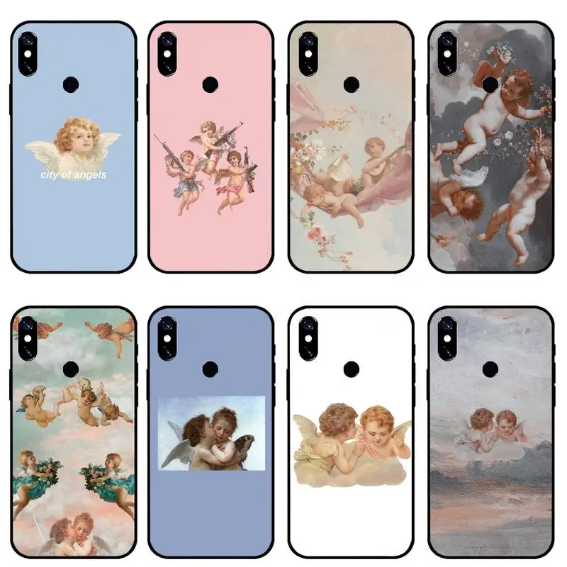 

Phone Case For Xiaomi Redmi note 7 8 9 pro 8T 9A 9S Mi Note 10 Lite pro Aesthetic Cute Angle