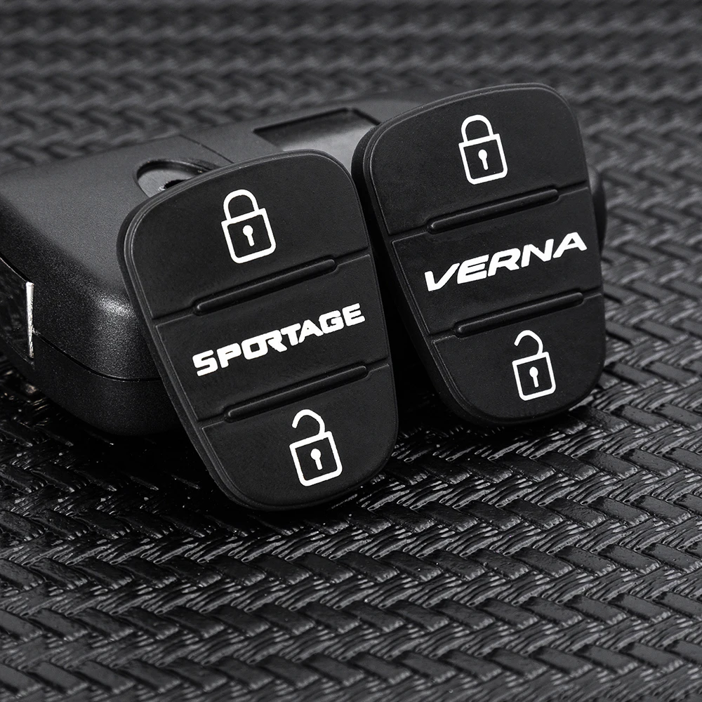 Запасная резиновая кнопка для автомобильного ключа Hyundai I30 IX35 Solaris Elantra Accent Kia K2 K5 RIO