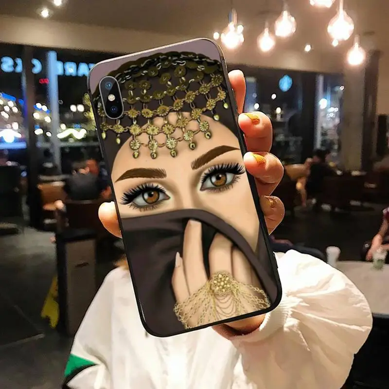 

beautiful girl Islam woman Phone Case for iPhone 11 12 pro XS MAX 8 7 6 6S Plus X 5S SE 2020 XR