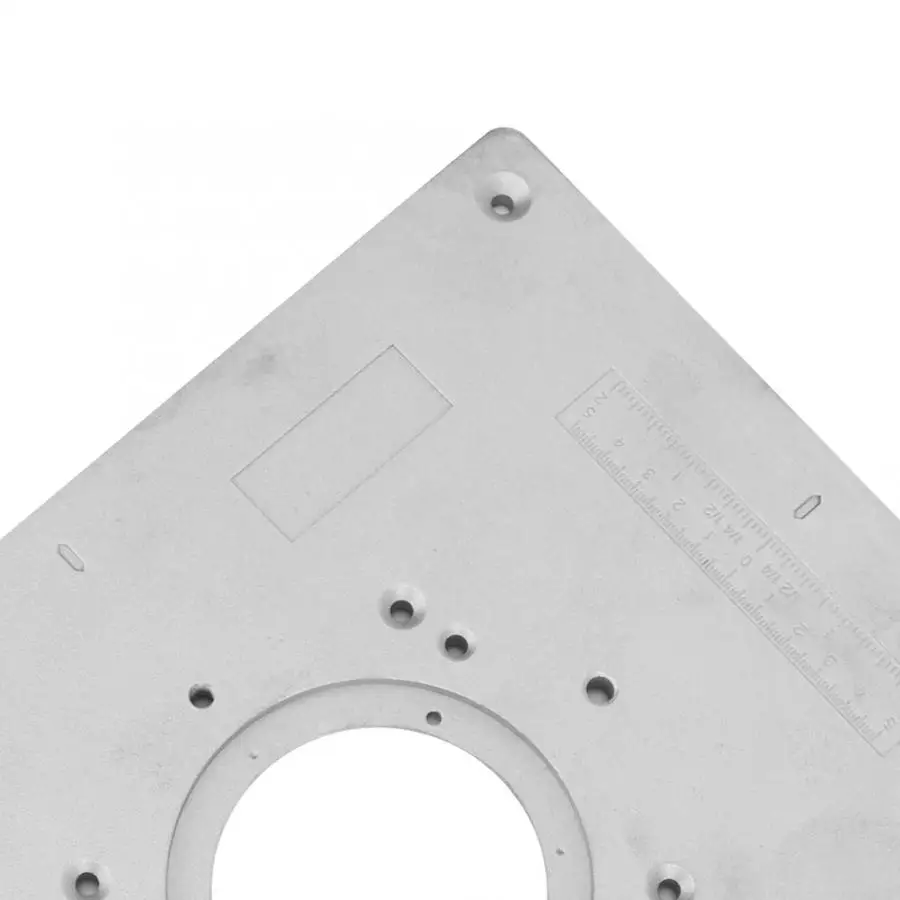 Деревообрабатывающий фрезерный стол из алюминиевого сплава вставная пластина с