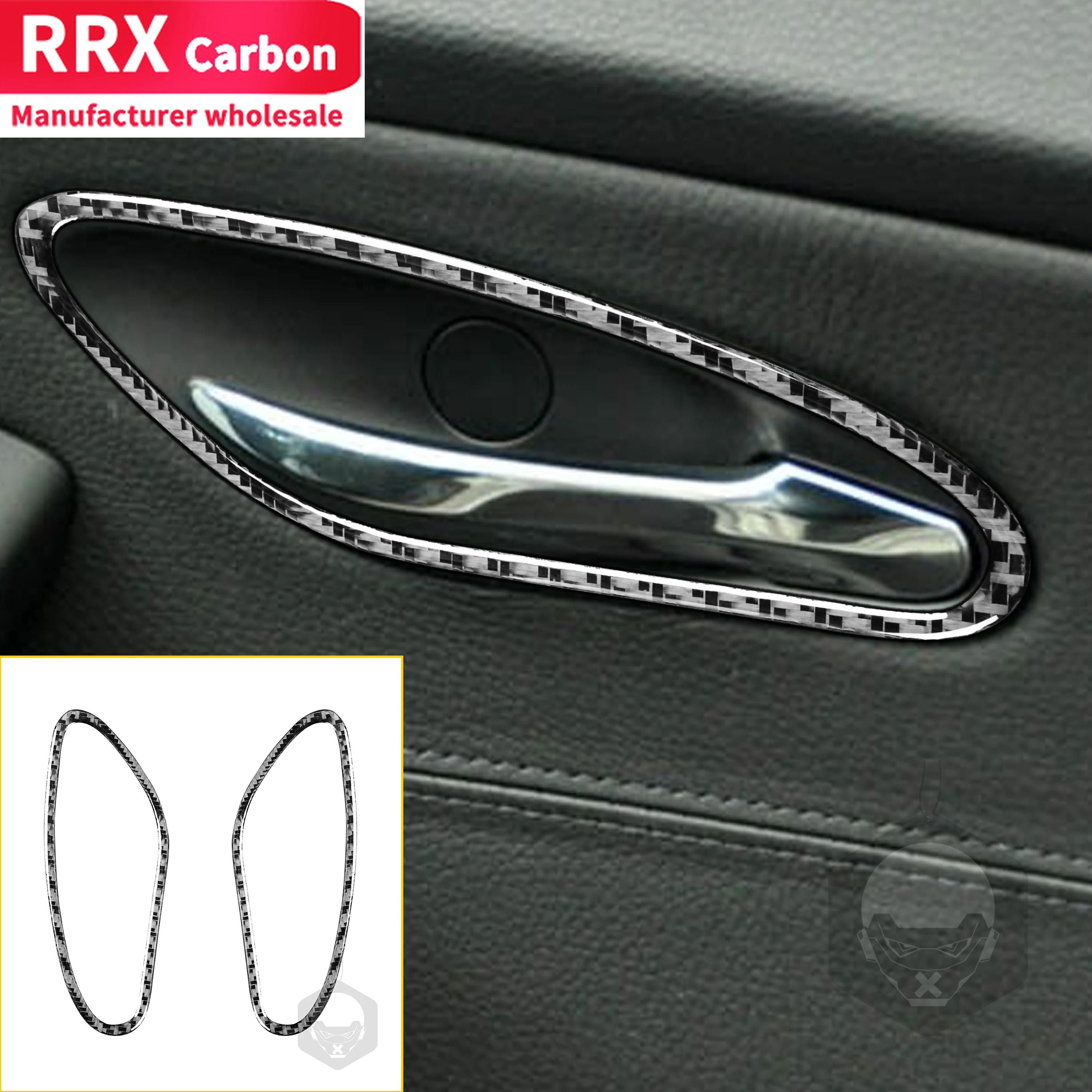 

Для BMW 6 серий M6 E63 E64 2004 2005 2006 2007 2008 2009 2010 внутренняя дверная ручка для салона автомобиля из углеродного волокна защитные наклейки