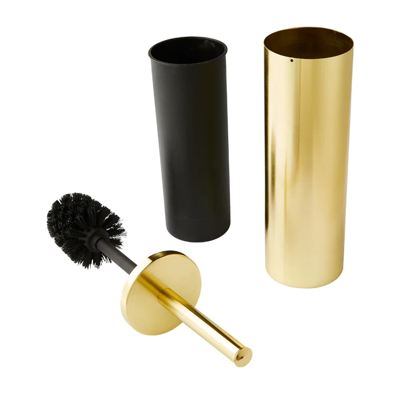 

Modern Nordic Toilet Brush Cleaning with Cover Long Handle Tools Toilet Brush Holder Gold Brosse De Toilette Home Items DH50MTS