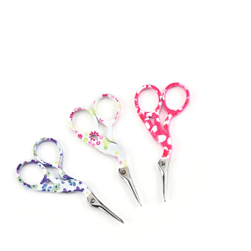 5 видов синих и белых фарфоровых узоров ножницы для вышивки крестиком