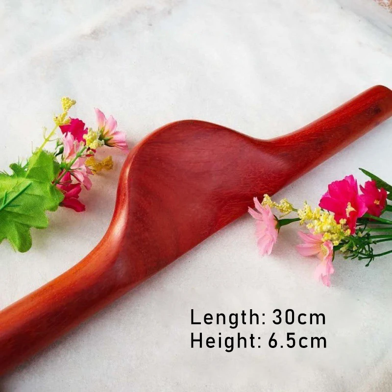 Натуральное дерево Очищающая палочка для плеча шеи ног Массажная доска Guasha SPA