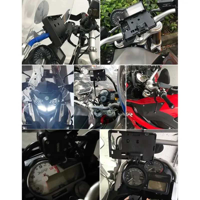 

Мобильный телефон навигации кронштейн USB зарядки телефона для bmw R1200GS 12 мм с креплением