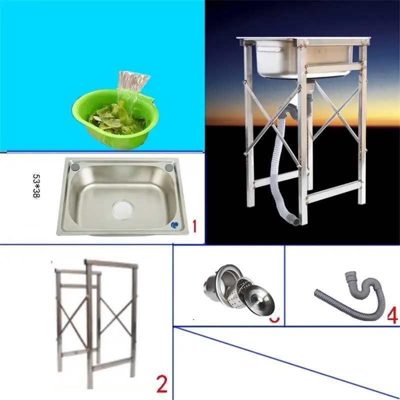 MODEL T Banheiro Evier встроенный портативный диссипадор Lavello кран Afwasbak Lavabo De Cocina Fregadero Cuba Pia Cozinha кухонная раковина - Цвет: MODEL T