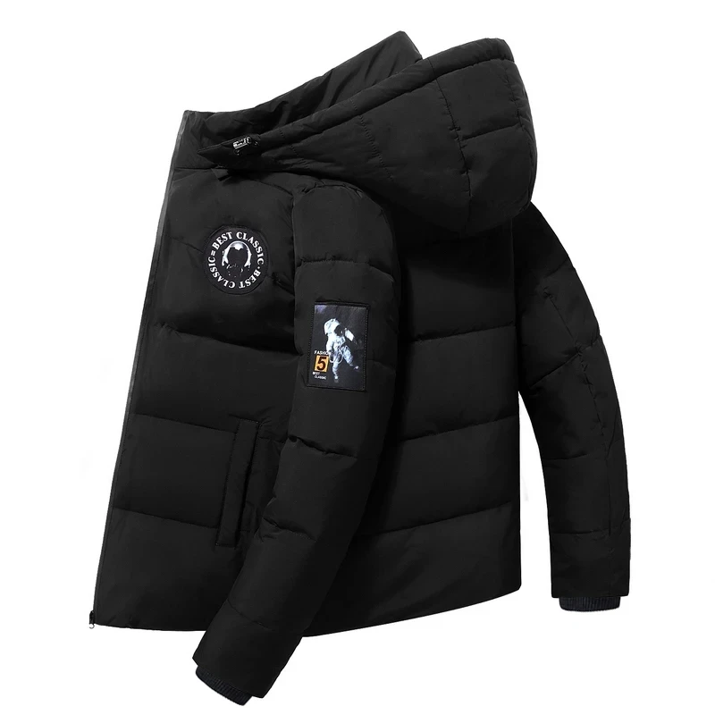 Winter Down Jacket Men White Duck Down Parkas Waterproof Fashion Hooded Collar Windbreaker Thick Keep Warm Down Parkas Jacket