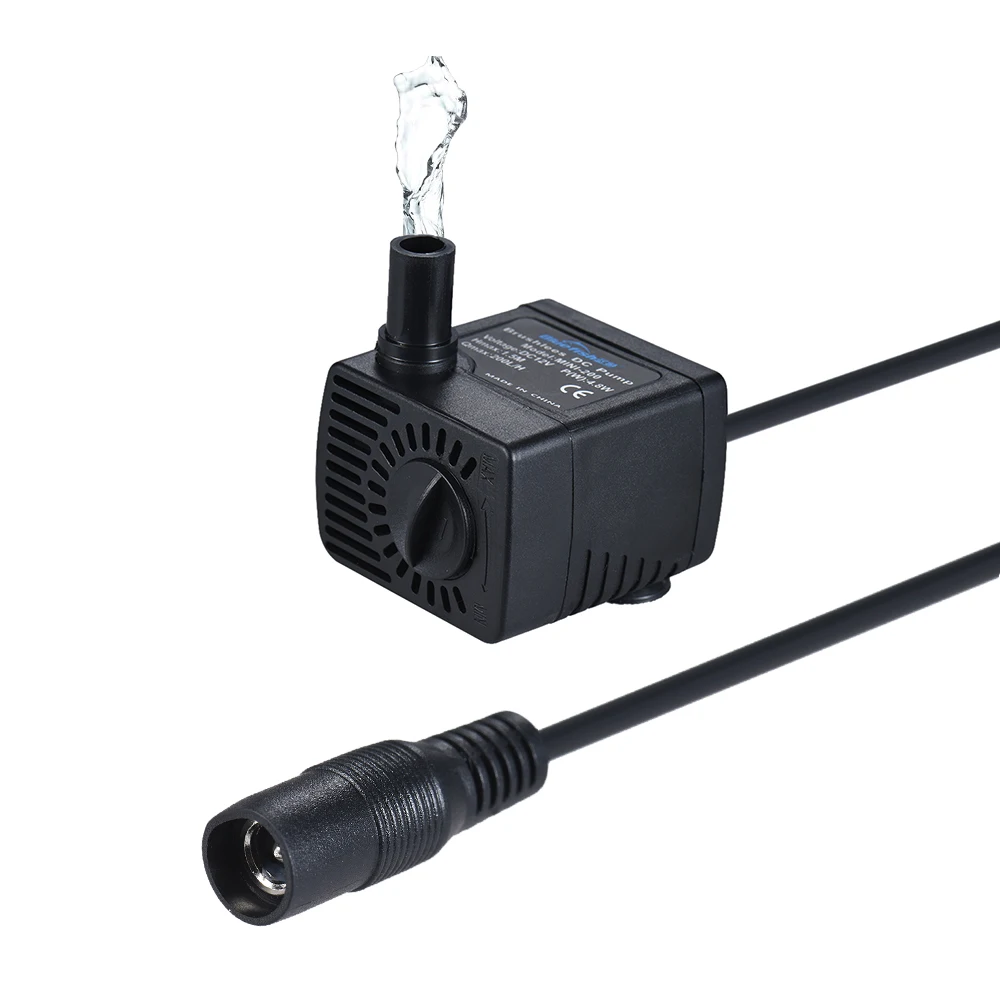 Новый ультра тихий DC 1 5 M 200L/H 12V Мини погружной Бесщеточный Водяной насос фильтр