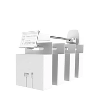 100 pieceslot 3c retail store wall accessory part security slat board magnetic key install and open double display hooks