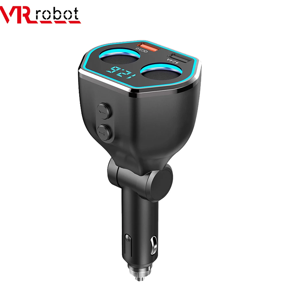 VR robot 12 В 24 постоянного тока двойной разветвитель автомобильного прикуривателя