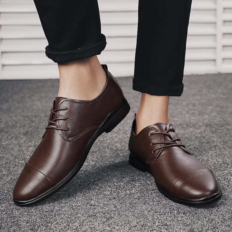 

Shoes-for-men Autumn Men's Shoes Zapatos Casuales Para Hombre Genuine Leather For Men Casual Informales De Cuero Genuino